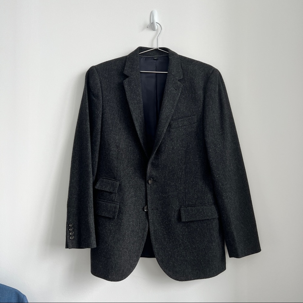 J. Crew Men’s Wool Blazer, Size 40L, Two Buttons